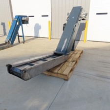 12'' x 140'' Incline Chip Conveyor .66kW 230/480V 3Ph 15FPM 56" Discharge
