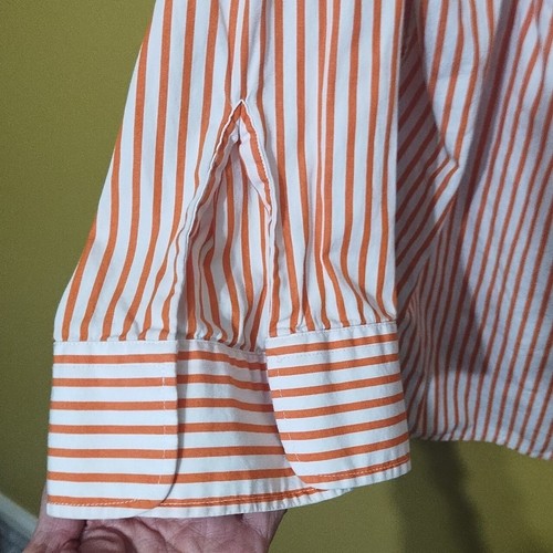 Lauren Ralph Lauren 3/4 Sleeve Button Down Cotton Shirt 2X Classic Coastal - Picture 3 of 6