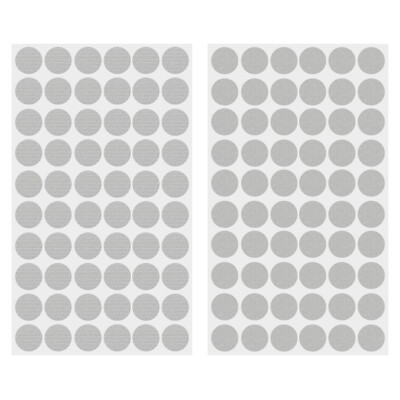 60x Klettpunkte selbstklebend 15mm Klettband Klettverschluss Schwarz Weiß Beige