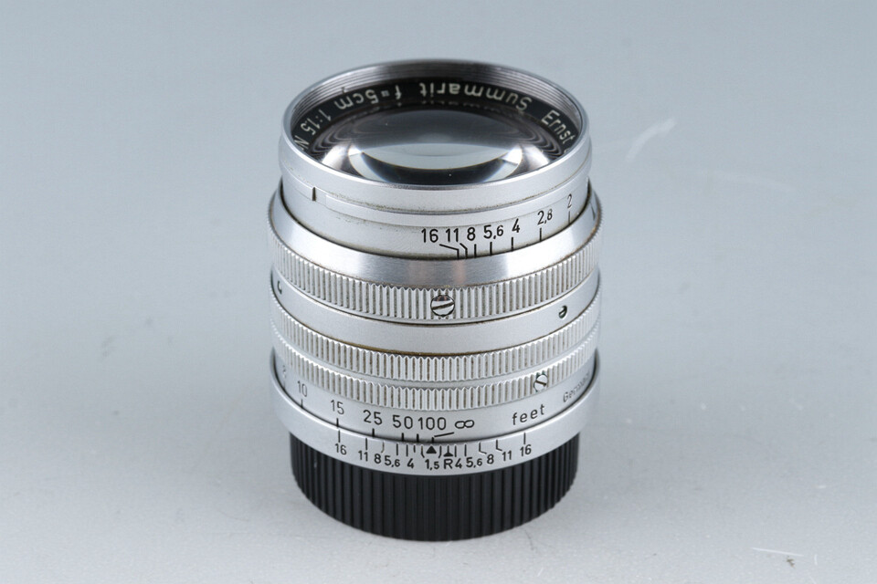 Leica Leitz Summarit 50mm F/1.5 Lens for Leica L39 #42147 T Leica Leitz Summarit 50mm F/1.5 Lens for Leica L39 #42147 T