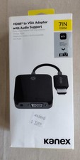 HDMI to VGA Adapter with Audio Support - Kanex ATV Pro, NEW