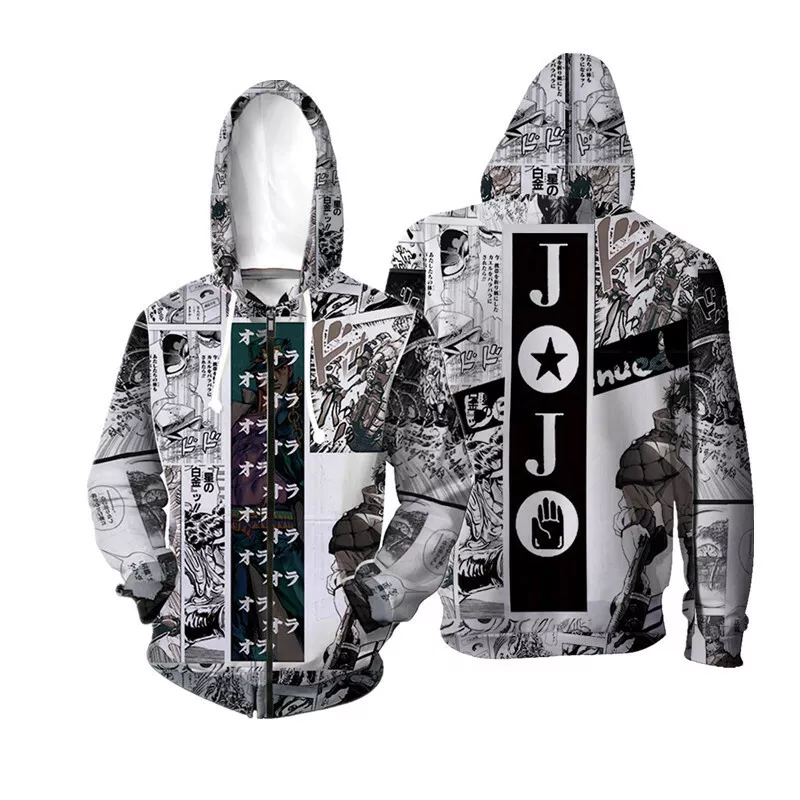 Jotaro Kujo Star Platinum Anime Hoodie