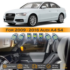 18 x Ultra White LED Lights Bulb Interior Package Kit For 2009 - 2016 Audi A4 S4