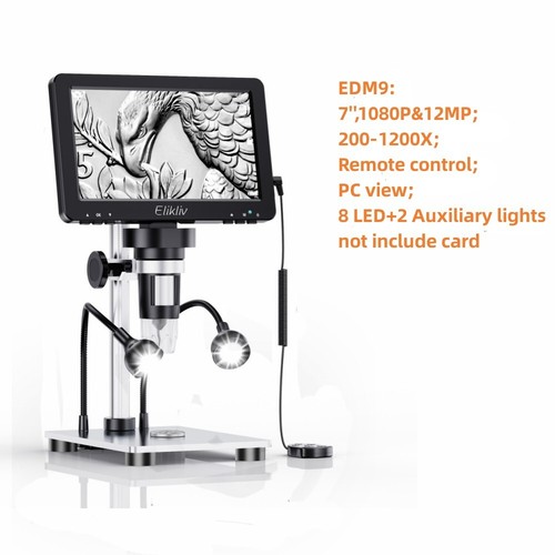 Elikliv Digital Microscope with Screen HD Camera for PCB Soldering Error Coins - Picture 15 of 26