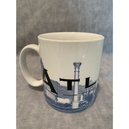 2002 Atlanta Starbucks Coffee Mug Cup Hotlanta Large Skyline Barista Series - Picture 7 of 10