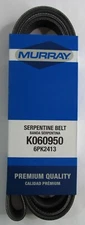 MURRAY K060950/ 6PK2413 V-RIBBED SERPANTINE BELT 1060950 5060950 GM/FORD/AUDI+++