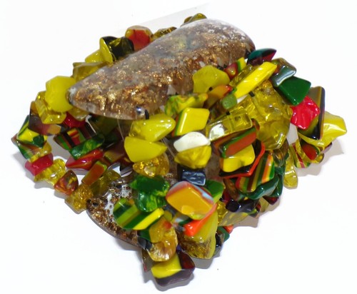 Sobral Fragmente Hanna Chartreuse Gelb Mix Perlen Stretch Künstler Made Armband - Bild 6 von 6