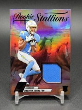 2024 Zenith Quentin Johnston Rookie Stallions Jersey Patch #RS-QJN (RC) Chargers