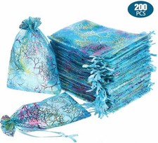 3.5x4.7in Organza Jewelry Gift Bags Candy Chocolate Party Wedding Favor Pouches