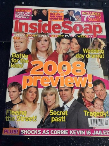INSIDE SOAP 5/1/8 ELIZA COTTER SARAH PARISH IAN SMITH ECHO BEACH KELVIN FLETCHER