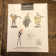 New 2023 Hallmark Citizens of Halloween Town The Nightmare before Christmas