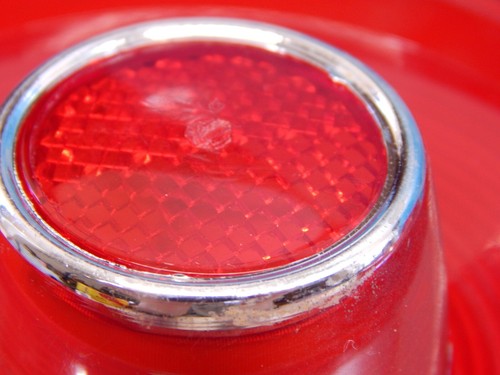 1955 FORD TAIL LIGHT LENS GLO-BRITE 319 THUNDERBIRD FAIRLANE SKYLINER VICTORIA - Picture 17 of 19