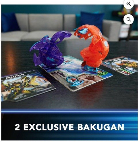 Bakugan Brawl Bros, Customizable 2-Pack Action Figures, Nillious VS Bruiser - Bild 4 von 6