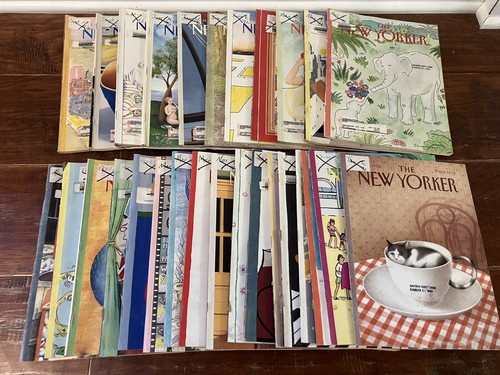 The New Yorker Magazines 1992: Lot of 28 Jan-June, Sept, Former Library Copies - Picture 2 of 10