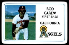 1981 PERMA-GRAPHIC SUPERSTAR - #22 ROD CAREW CALIFORNIA ANGELS