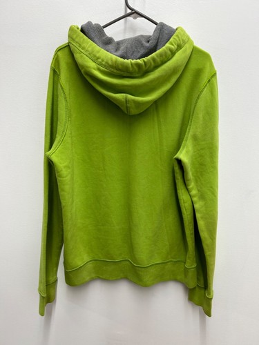 VTG Y2K Aeropostale Pullover Long Sleeve Hoodie Sweatshirt Spellout Green Large - Picture 6 of 6