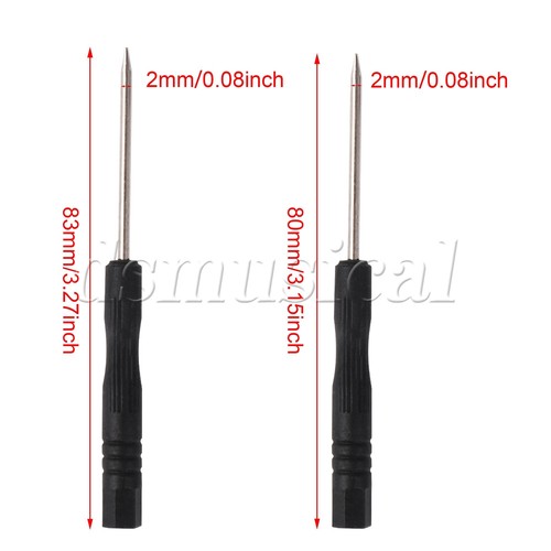 10 piezas mini destornilladores cabeza plana de 2 mm de diámetro para reparación electrónica - Imagen 4 de 8