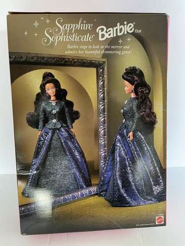 1997 ~ Sapphire Sophisticate Barbie Doll ~ Special Edition Mattel #16692 NRFB  - Picture 3 of 3