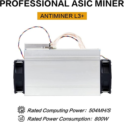 AntMiner L3+ ~ 504MH/s @ 1.6W/MH ASIC, 880 W, Litecoin Miner - Foto 2 di 9