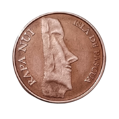 Moneda de Isla de Pascua, año 2014, 50 pesos - Picture 1 of 2