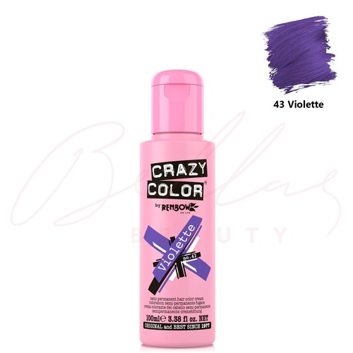 CRAZY COLOR Semi-Permanent Conditioning Hair Dye Colour Cream Tint 100ml *NEW* - Picture 43 of 43