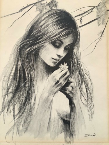 1971 Sandu Liberman? Pencil/Ink PaintingNude Woman,Signed Framed Litho - Picture 8 of 12