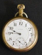 1903 WALTHAM VANGUARD 21 JEWEL MODEL 1892 Size 18S WORKING