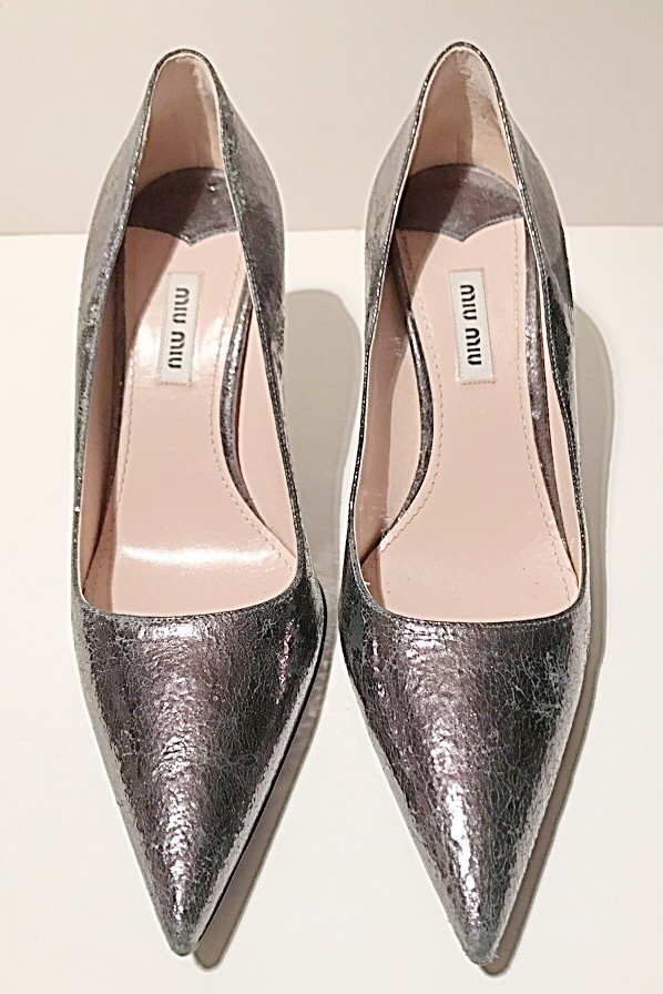 Miu Miu Sexy Sexy Miu bomba Metálico 25f289 Miu Miu Sexy Sexy Miu bomba Metálico 25f289