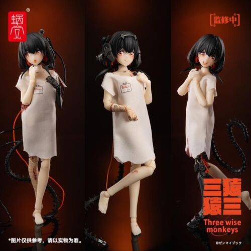 Figura de acción Snail Shell Three Wise Monkeys 01 See No Evil escala 1 12 Reino Unido - Imagen 9 de 18