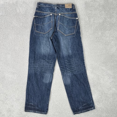 Vtg Y2K Makaveli Tupac Jeans Men 34x34 Blue Wide Leg Baggy Hip Hop Rap 90s - Picture 15 of 20