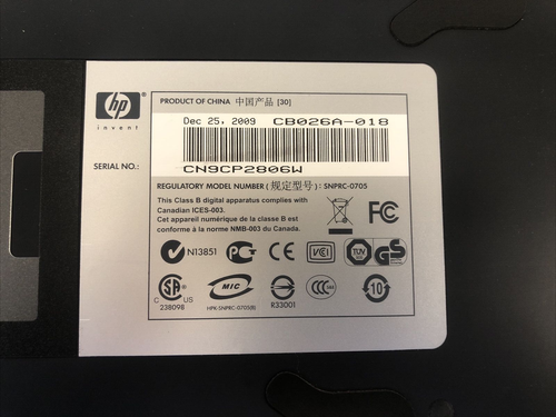 HP OfficeJet H470 SNPRC-0705 Mobile USB Printer w/ Case **NO AC ADAPTER** - Picture 16 of 16
