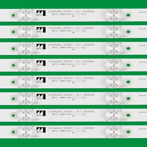 LED-Leisten für THOMSON 49UD6596 49UC6306X1 49BC7600 4C-LB4904-HR06J ZM02J - Picture 3 of 9