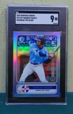 2020 Bowman Chrome Spanning The Globe #STG-WF Wander Franco RC SGC 9 MINT