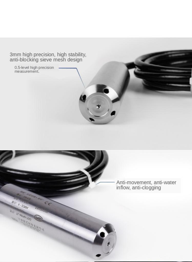 4-20mA Tank Liquid Level Transmitter Water Level Sensor Pressure Transducer 0-5M - Picture 2 of 12