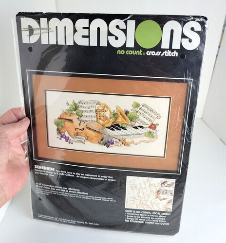 SERENADE Cross Stitch by Dimensions® #3929 (Instructions, Picture, & some Floss) - Picture 6 of 6