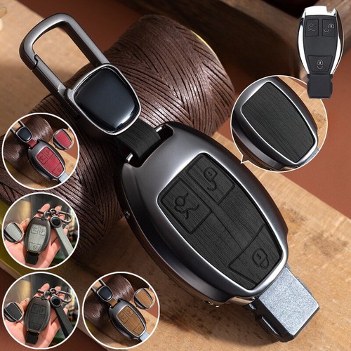 Para Benz C350 GLK SLK AMG GLA GLC CLK Aleación de Zinc Cuero Coche Llavero Estuche Cubierta  - Imagen 2 de 20