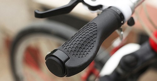 Cycling Handle Bar Grips Bicycle Handlebar Bike LOCK-ON Handlebars Grip Black - Picture 2 of 2