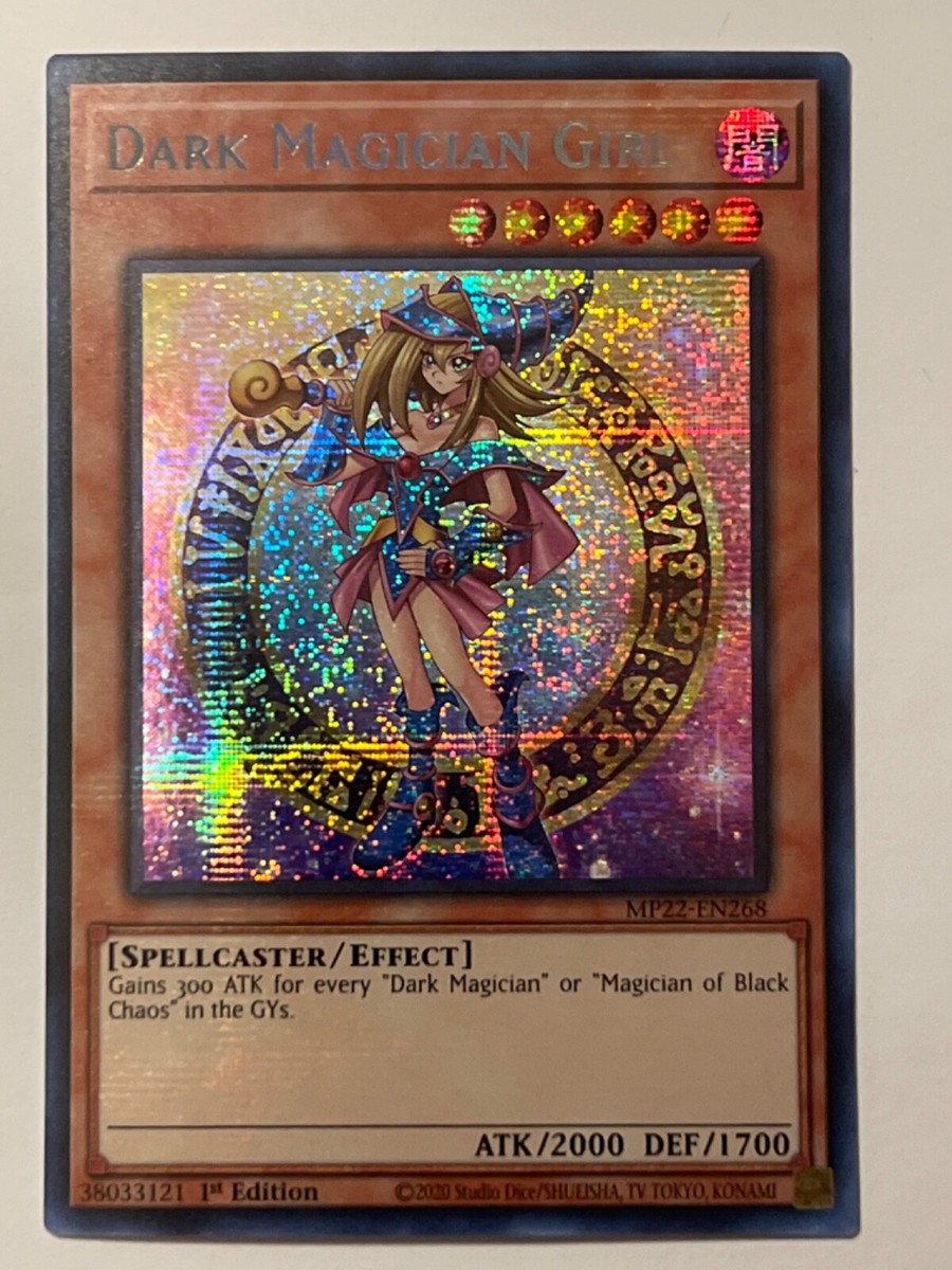 Yugioh x1 Dark Magician Girl MP22-EN268 Prismatic Secret Yugioh x1 Dark Magician Girl MP22-EN268 Prismatic Secret