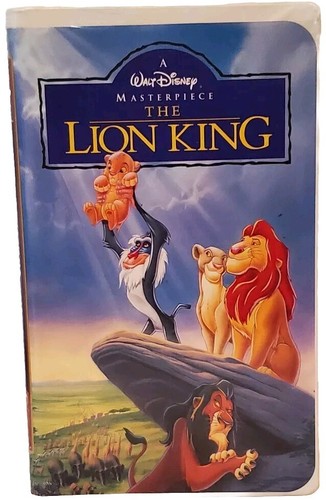 The Lion King (VHS, 1995) A Walt Disney Masterpiece - Picture 1 of 3