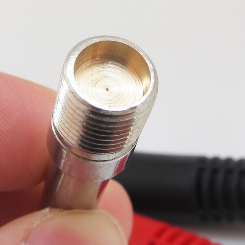 4 pairs High Current Max Diameter 8mm Banana Plug Copper Soldering Connector - Afbeelding 5 van 6