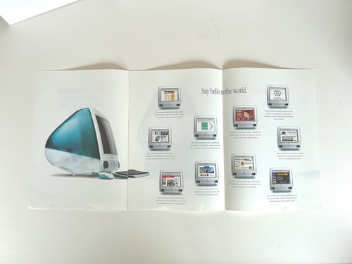 Apple Vintage Marketing - RARE - iMac A4 Brochure - est. 1997 - Photo 7/7