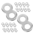25 Pcs Tabletop Fasteners Buckle Connector Steel Corner Countertop