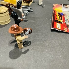 Retired Indiana Jones Lego set #7195 Ambush in Cairo Manual Complete Open Box
