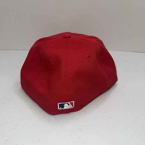 New Era New York Yankees Red MLB Fitted Hat Cap 7 1/4 Limp Bizkit Nookie - Picture 6 of 9