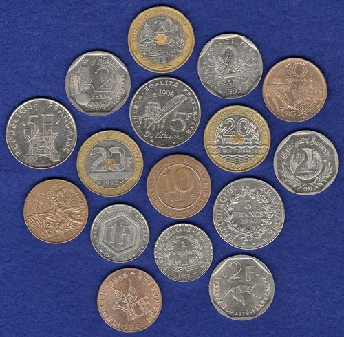 France, 16x French Commemorative Coins, All Different (Ref. t3423) - Picture 2 of 2