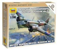 Zvezda BRITISH BOMBER BRISTOL BLENHEIM MK IV KIT 1:200