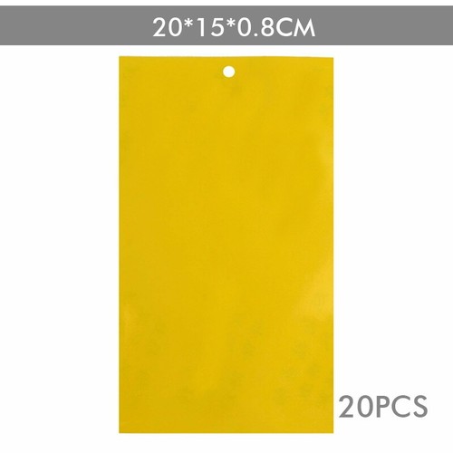 10/50PCS Yellow Sticky Fly Trap Fruit Fungus Gnat Traps Insect Killer Catcher - Picture 17 of 21