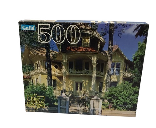 Vintage Guild Puzzle Latham-Patterson House Georgia 500 Pcs 16x18” 1994