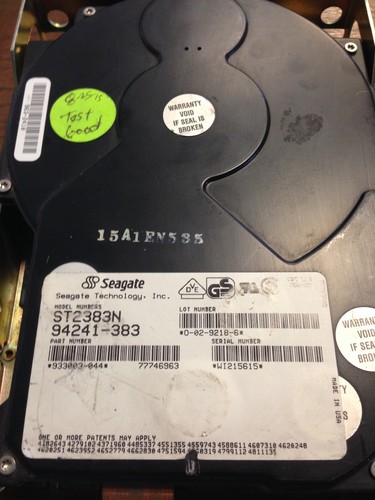 Seagate ST2383N 94141-383 5.25" 383MB SCSI Hard Drive - Picture 2 of 2