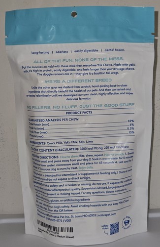 Native Pet Yaks Chews Long-Lasting Yak Cheese Himalayan Dog Chews 3 Medium 10/26 - Picture 2 of 2